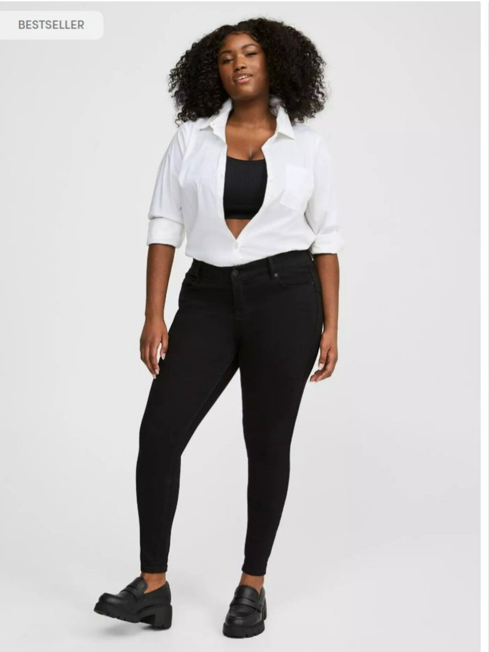 Torrid Bombshell Skinny Jeans petite sizing black